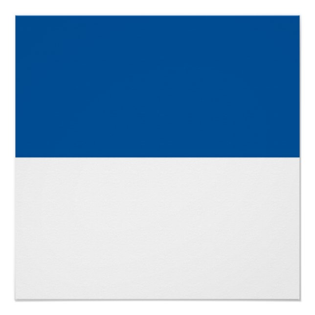 Flagge von Assen Poster (Vorderseite)