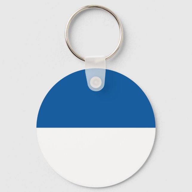 Flagge von Assen Schlüsselanhänger (Vorderseite)