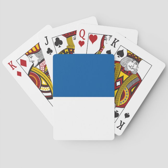 Flagge von Assen Spielkarten (Rückseite)