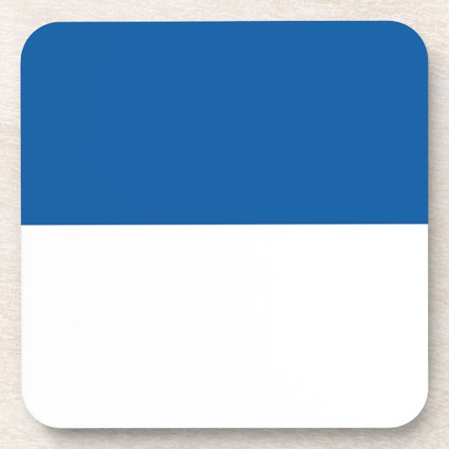 Flagge von Assen Untersetzer (Vorderseite)