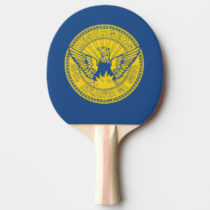 Flagge von Atlanta, Georgia Ping Pong Paddle Tischtennis Schläger