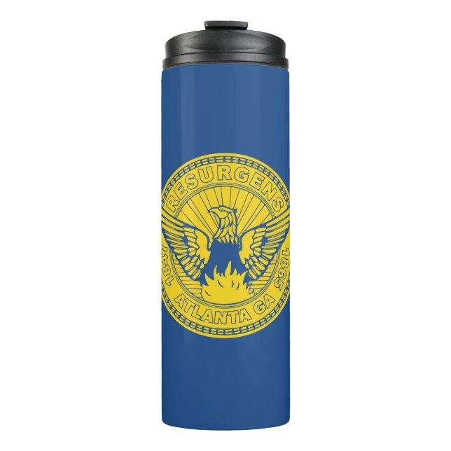 Flagge von Atlanta, Georgia Thermal Tumbler Thermosbecher (Vorderseite)