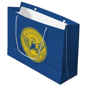 Flagge von Atlanta, Georgien Große Geschenktasche Geschenktüte