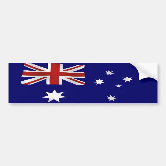 Flagge von Australien Autoaufkleber (Vorne)