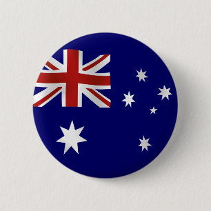 Flagge von Australien Button
