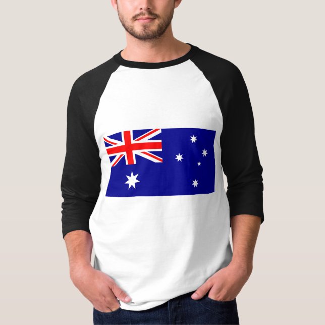 Flagge von Australien-T - Shirt (Vorderseite)