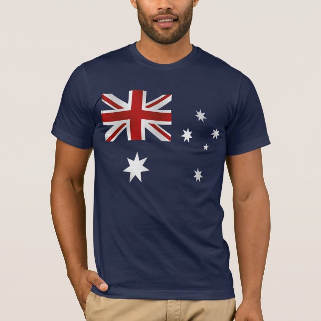 Flagge von Australien T-Shirt (Vorderseite)