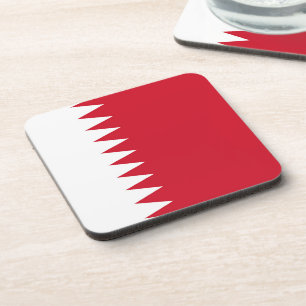 Flagge von Bahrain Getränkeuntersetzer