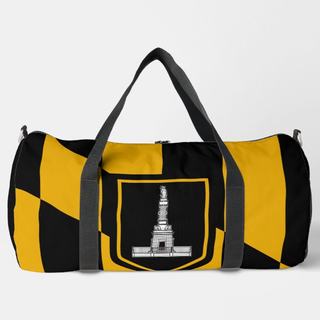 Flagge von Baltimore, Maryland  Duffle Bag (Vorderseite)