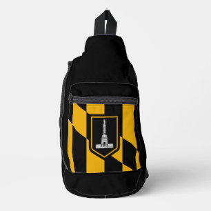 Flagge von Baltimore, Maryland-Schultertasche Crossbody Bag