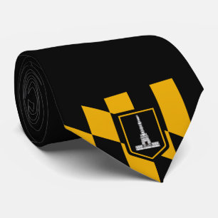Flagge von Baltimore (Maryland, USA) Krawatte