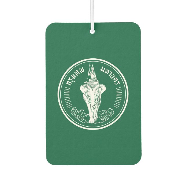 Flagge von Bangkok, Thailand Autolufterfrischer (Vorderseite)