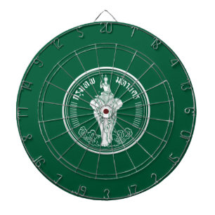 Flagge von Bangkok (thailändische Hauptstadt City) Dartscheibe