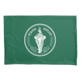 Flagge von Bangkok (thailändische Hauptstadt City) Kissenbezug