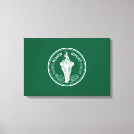 Flagge von Bangkok (thailändische Hauptstadt City) Leinwanddruck