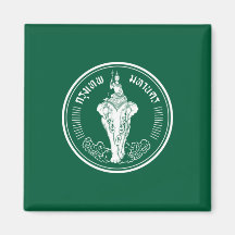 Flagge von Bangkok (thailändische Hauptstadt City)