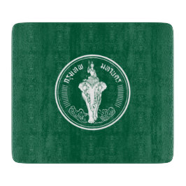 Flagge von Bangkok (thailändische Hauptstadt City) Schneidebrett