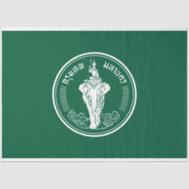 Flagge von Bangkok (thailändische Hauptstadt City) Seidenpapier