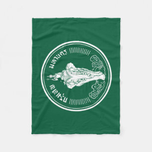Flagge von Bangkok, thailändisches Fleece Blanket