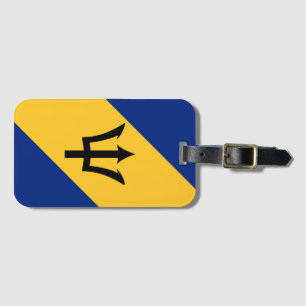 Flagge von Barbados Gepäckanhänger