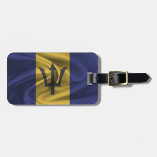 Flagge von Barbados Gepäckanhänger