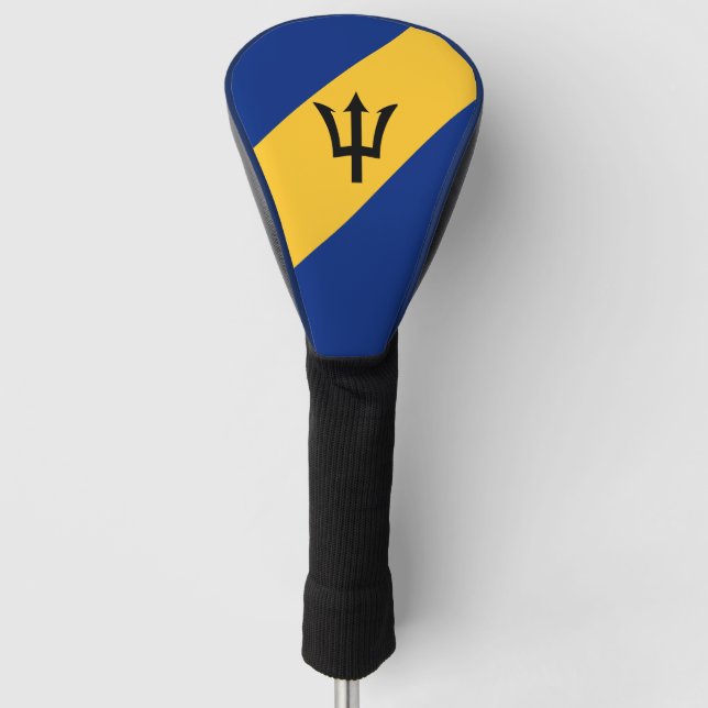 Flagge von Barbados Golf Headcover (Vorderseite)