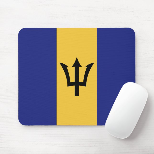 Flagge von Barbados Mousepad (Mit Mouse)