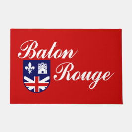 Flagge von Baton Rouge (Louisiana) Fußmatte