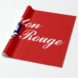 Flagge von Baton Rouge (Louisiana) Geschenkpapier