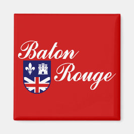 Flagge von Baton Rouge (Louisiana) Magnet