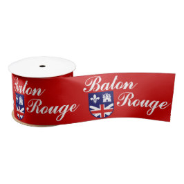 Flagge von Baton Rouge (Louisiana) Satinband