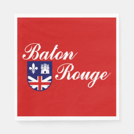 Flagge von Baton Rouge (Louisiana) Serviette