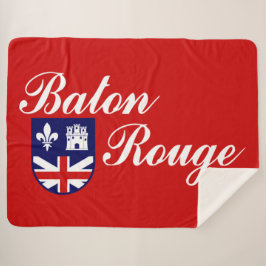 Flagge von Baton Rouge (Louisiana) Sherpadecke