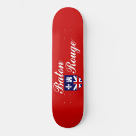 Flagge von Baton Rouge (Louisiana) Skateboard