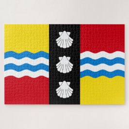 Flagge von Bedfordshire (Landkreis von England, Ve Puzzle
