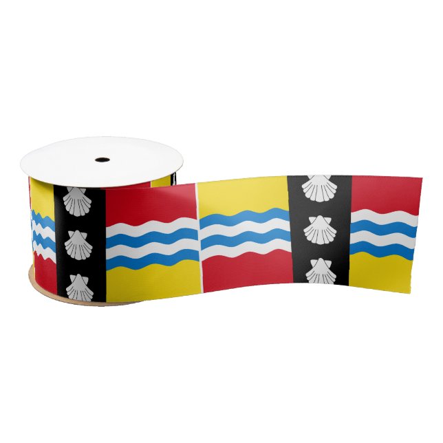 Flagge von Bedfordshire Satin Ribbon Satinband (Spule)