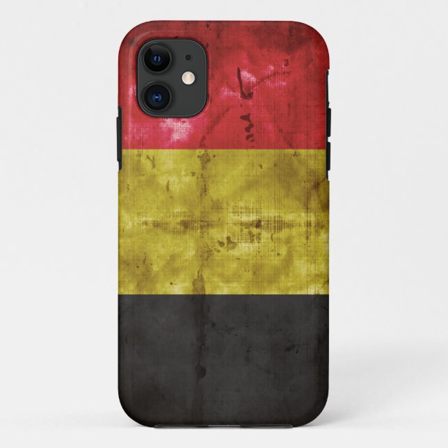 Flagge von Belgien Case-Mate iPhone Hülle (Rückseite)