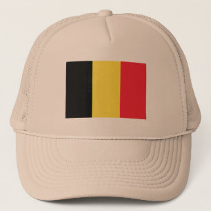 Flagge von Belgien Trucker Hat Truckerkappe