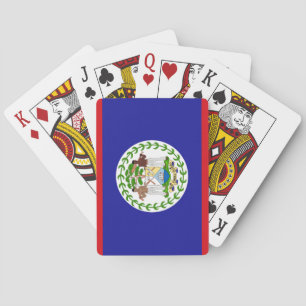 Flagge von Belize Spielkarten
