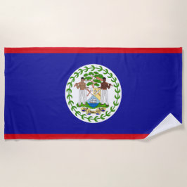 Flagge von Belize Strandtuch