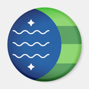 Flagge von Bellingham, Washington Magnet