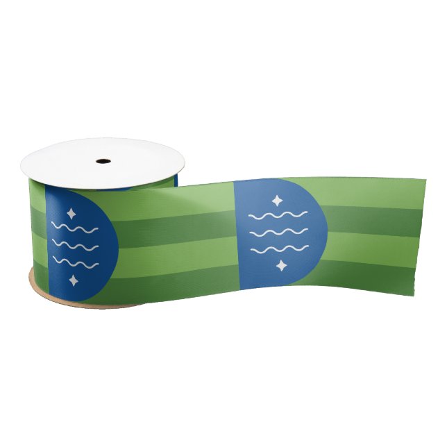 Flagge von Bellingham, Washington Satinband (Spule)