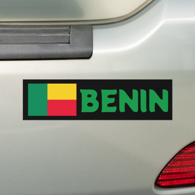 Flagge von Benin Autoaufkleber (Auf Auto)