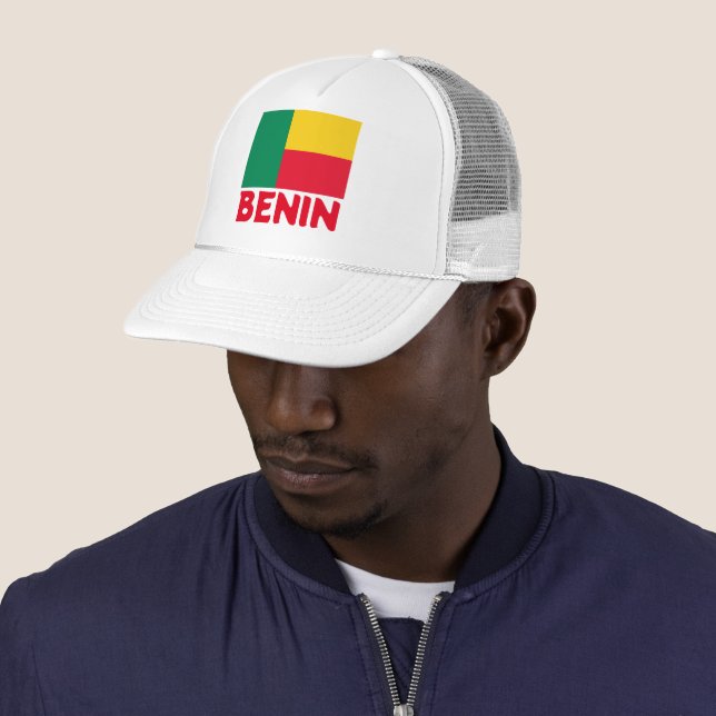 Flagge von Benin Truckerkappe (Beispiel)