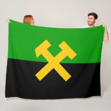 Flagge von Bergarbeitern und Bergarbeitern