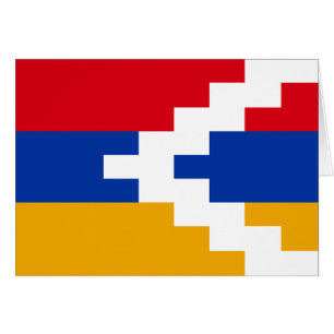 Flagge von Bergkarabach