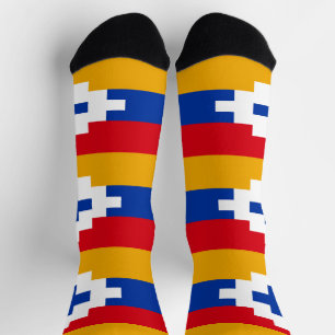 Flagge von Bergkarabach Socken