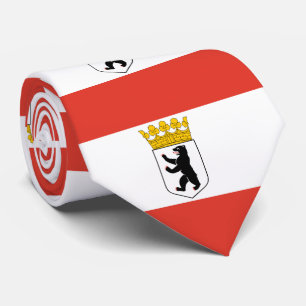 Flagge von Berlin Krawatte