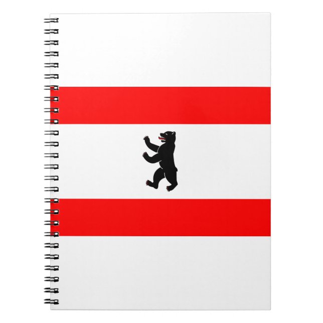 Flagge von Berlin Notizblock (Vorderseite)