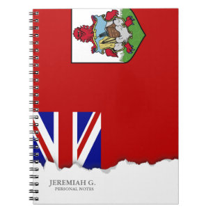 Flagge von Bermuda Notizblock